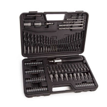 Lisävarusteiden paketti - DEWALT - DT0109 - 109 lisävarustetta - Puusuuttimet, metallin porat, tiilien porat - Ruuvimeisselit