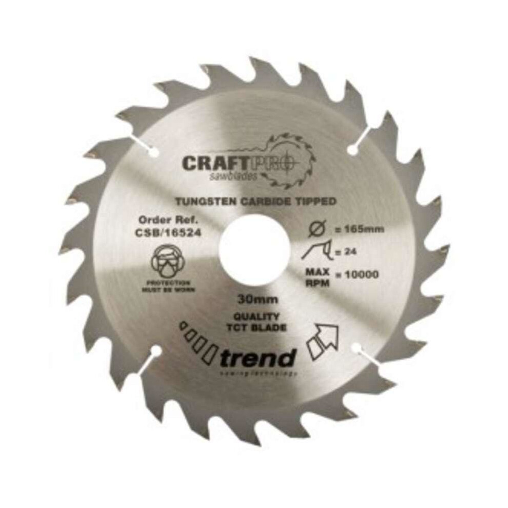 Trend CSB/31524 TCT saw blade 315mm x 24 teeth x 30mm