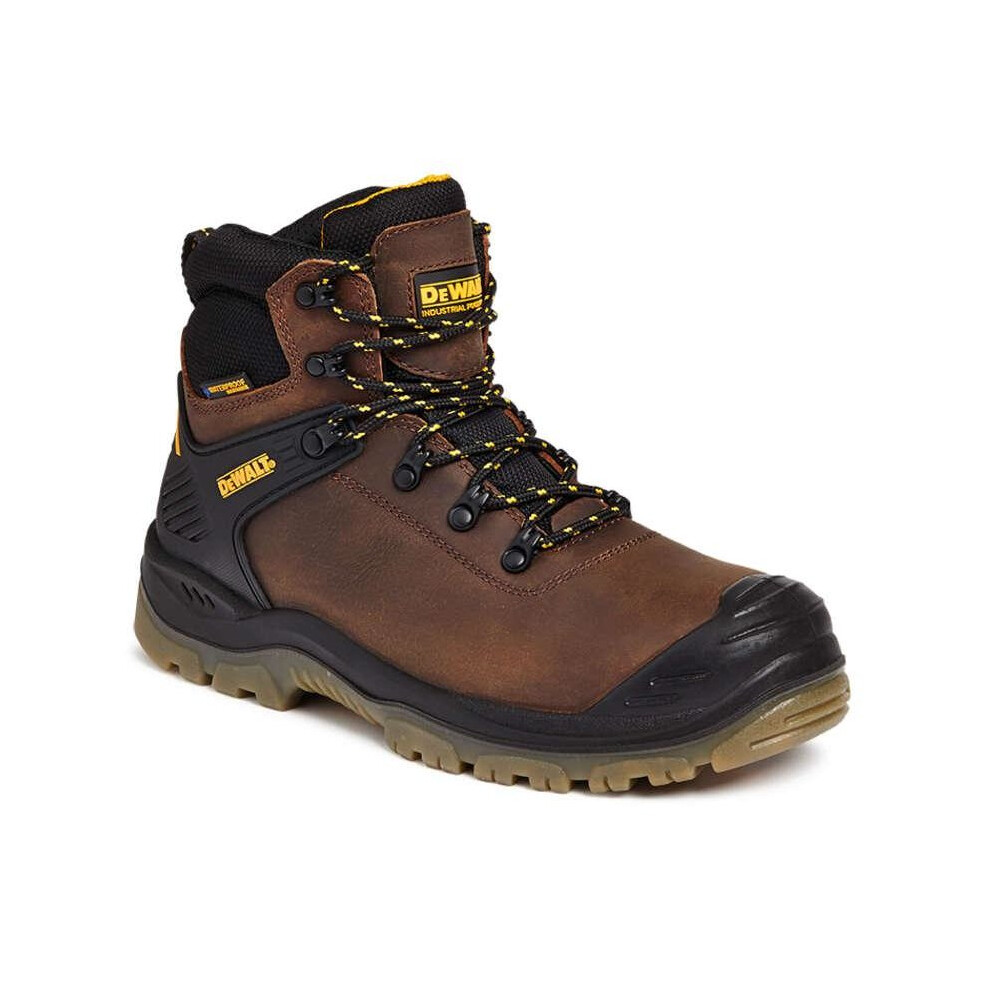 (9 (Adults')) DeWALT Newark Brown Waterproof Hiker Safety Boot