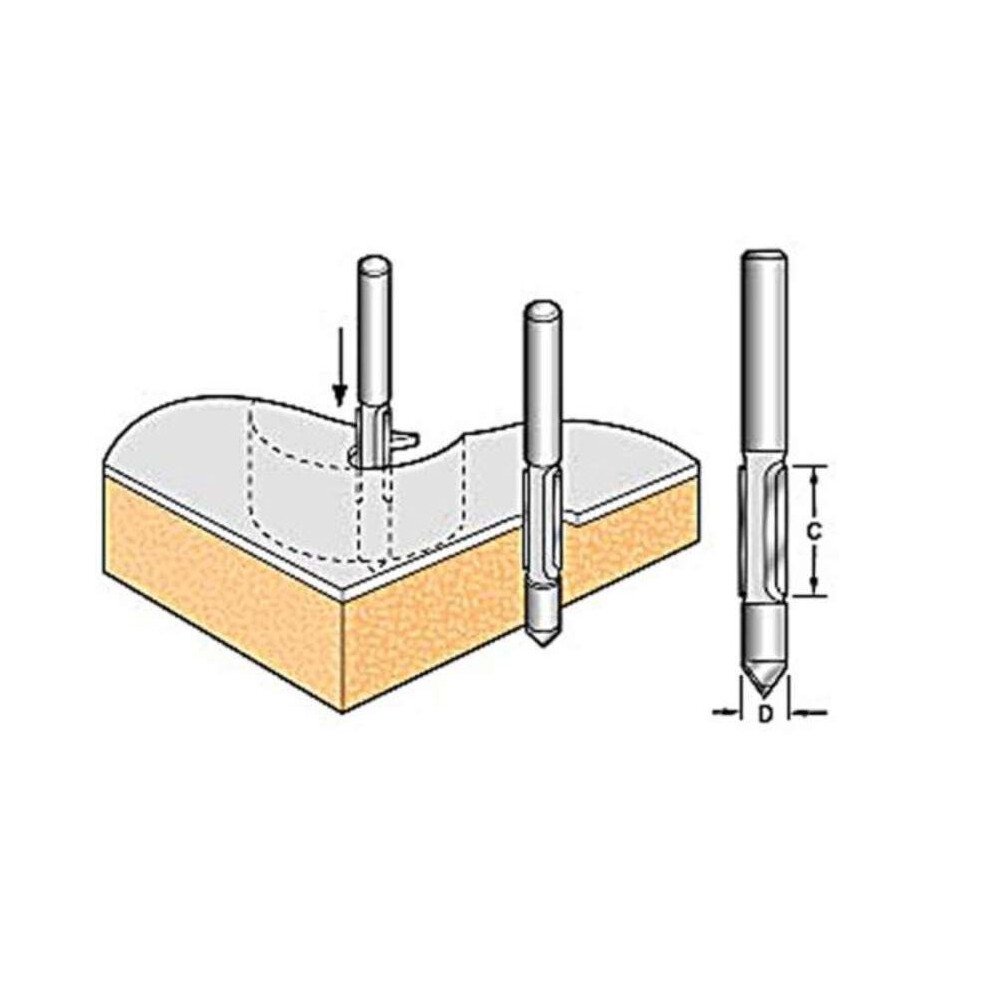Trend S47/4 X 1/4 Stc Pierce and Trim Cutter