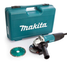 Makita GA4530RKD 115mm Angle Grinder with Diamond Blade 240v