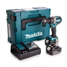 Makita DHP484RTJ 18v LXT Brushless Combi Drill 2x 5.0ah Batts