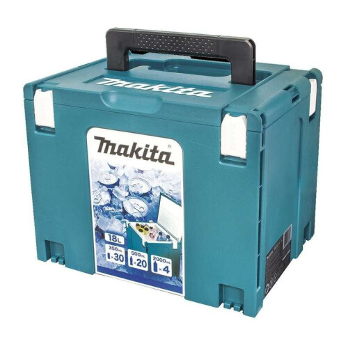 Makita Glacière de chantier - MAKITA - MAKPAC Taille 4 - 18 Litres - Bleu