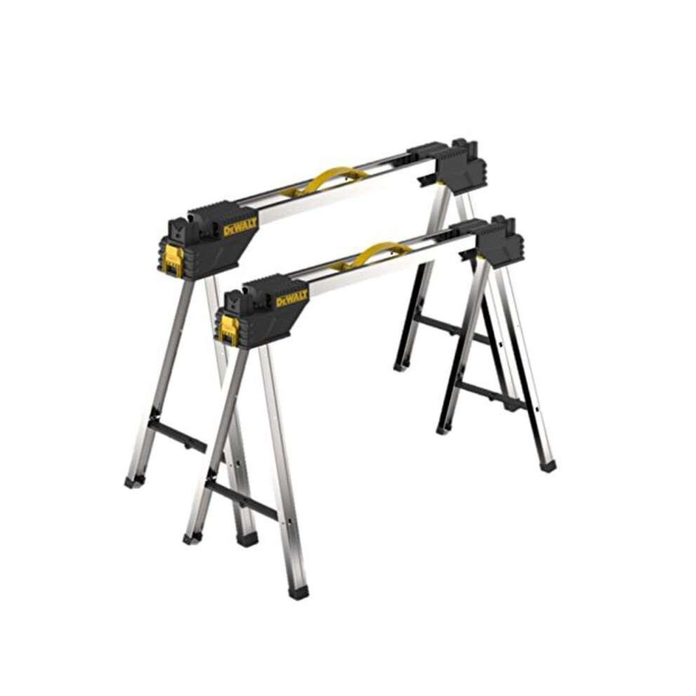 DeWalt DWST1-75676 Heavy Duty Metal Portable Saw Horse Work Support Stands