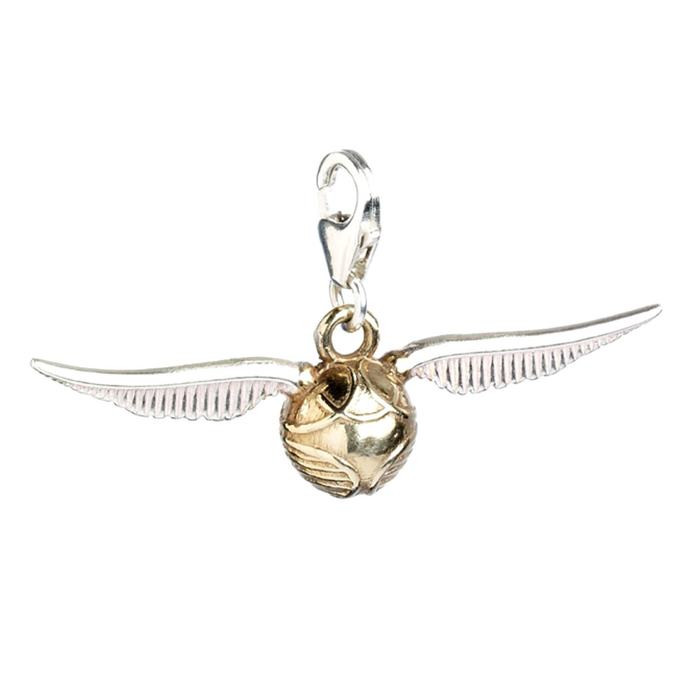 Harry Potter Sterling Silver Golden Snitch Clip on Charm