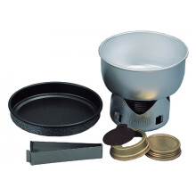 Fornello da campeggio - Trangia - Mini-Trangia - Bruciatore a alcool - Peso 330 g - Design compatto