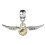 Harry Potter Harry Potter Silver Plated Golden Snitch Slider Charm 1
