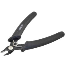 Mini Plier Side Cutter Snip Cutting Black Handle 170mm 5inch Rolson 20540