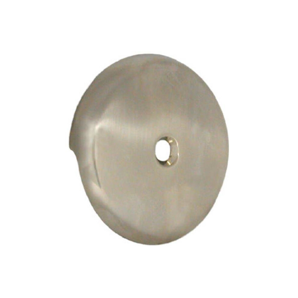 Danco 89235A Single Hole Brushed Nickel Tub Overflow Plate 037155892358