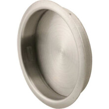 Prime Line 163918 1.75 in. Satin Nickel Closet Door Finger Pull - 2 Pack