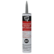 DAP 08660 9.8 oz. Stainless Steel Silicone Kitchen Caulk