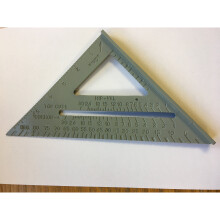 6" Heavy Duty Aluminium Speed Square Measuring Tool Roofing Triangle Joinery