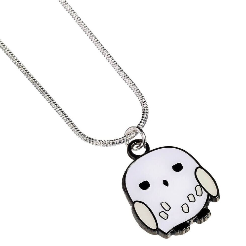 Harry Potter Silver Plated Hedwig Chibi Necklace