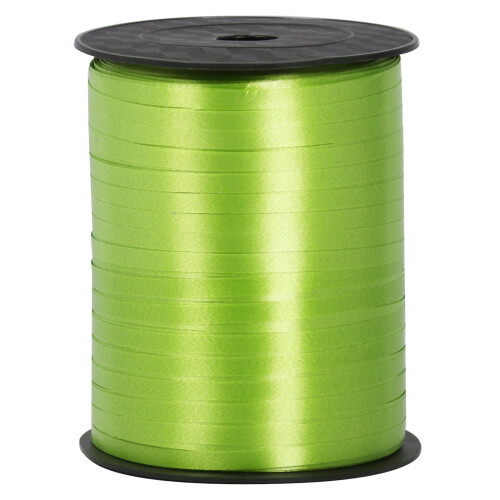 TRIXES 500 Metre Green Satin Balloon Ribbon