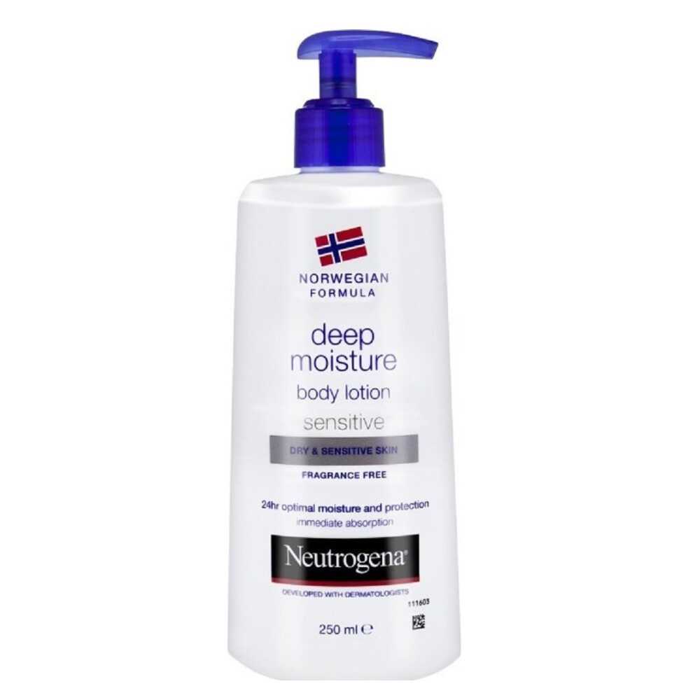 Neutrogena Norwegian Formula Deep Moisture Body Lotion Dry/Sensitive Skin 250ml