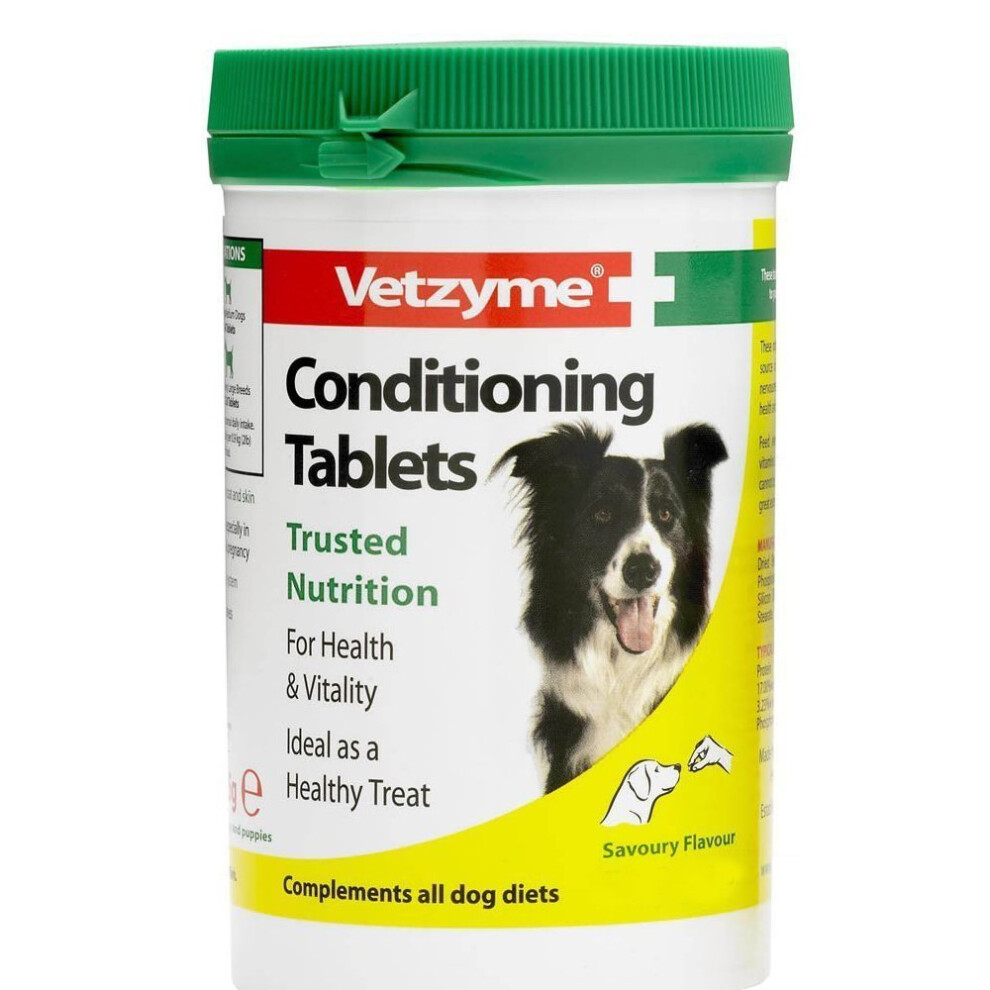 (1500 Tablets) Vetzyme Dog Conditioning Tablets