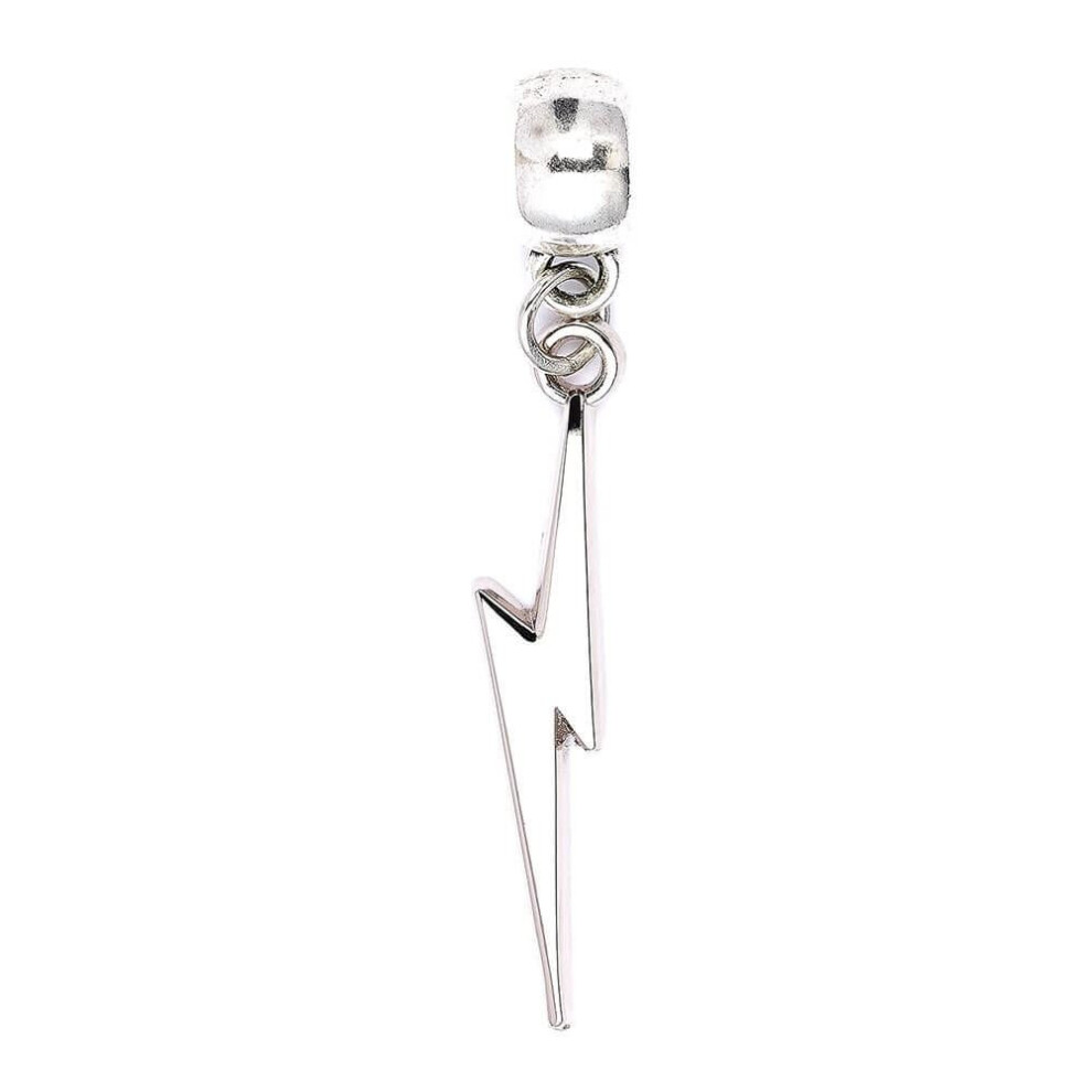 Harry Potter Silver Plated Lightning Bolt Slider Charm