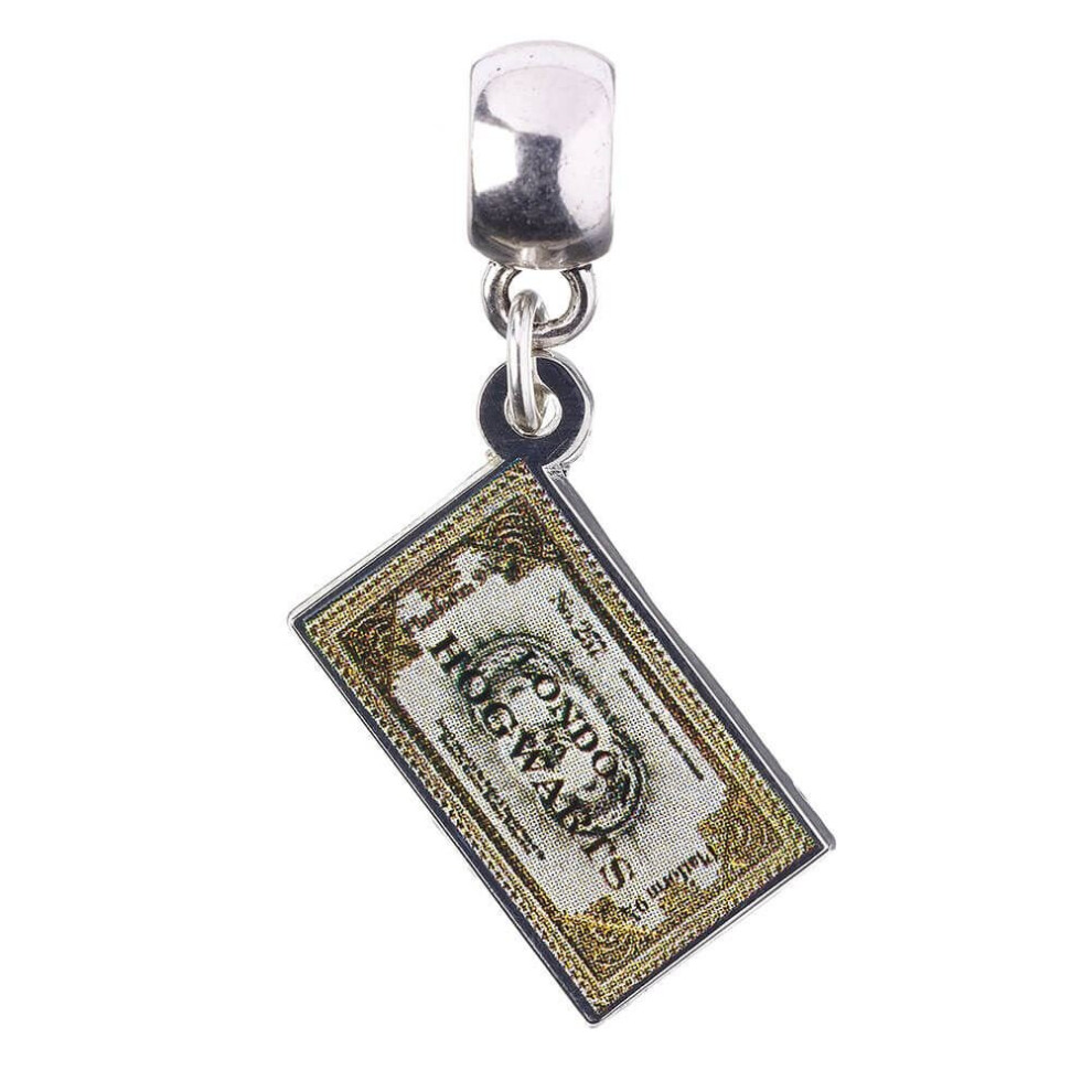 Harry Potter Silver Plated Hogwarts Express Ticket Slider Charm