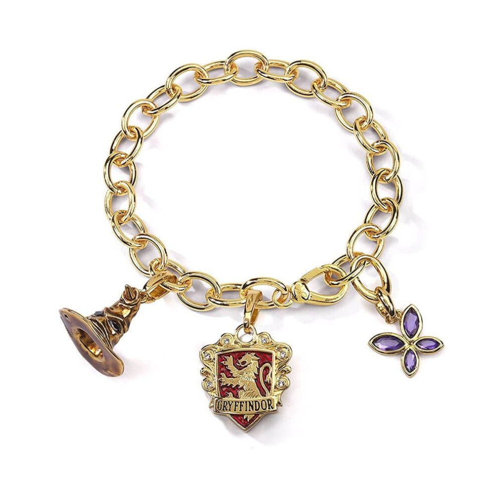 Harry Potter Lumos Gryffindor Charm Bracelet