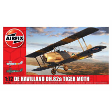 Airfix De Havilland DH.82a Tiger Moth 1:72 Modellkit för Militärflyg A02106