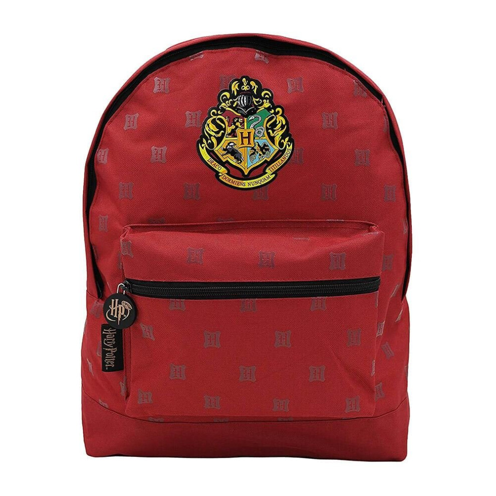 Harry Potter Hogwarts Crest Backpack Red