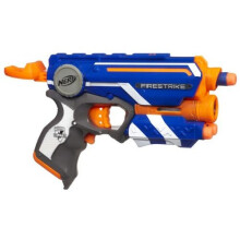 NERF N-Strike Elite Firestrike Blaster (53378) with Light Beam Targeting, 75-Foot Dart Range, Tactical Rail Compatible