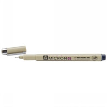 Stylo - Sakura - Pigma Micron Pen 05 - Blu Nero - 0.45 mm - Indelebile