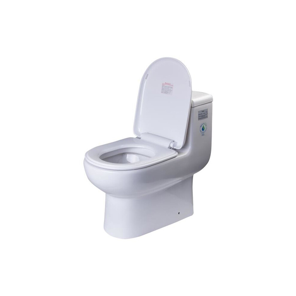 Photos - Toilet Seat EAGO R-351SEAT Replacement Soft Closing Plastic , White for TB351