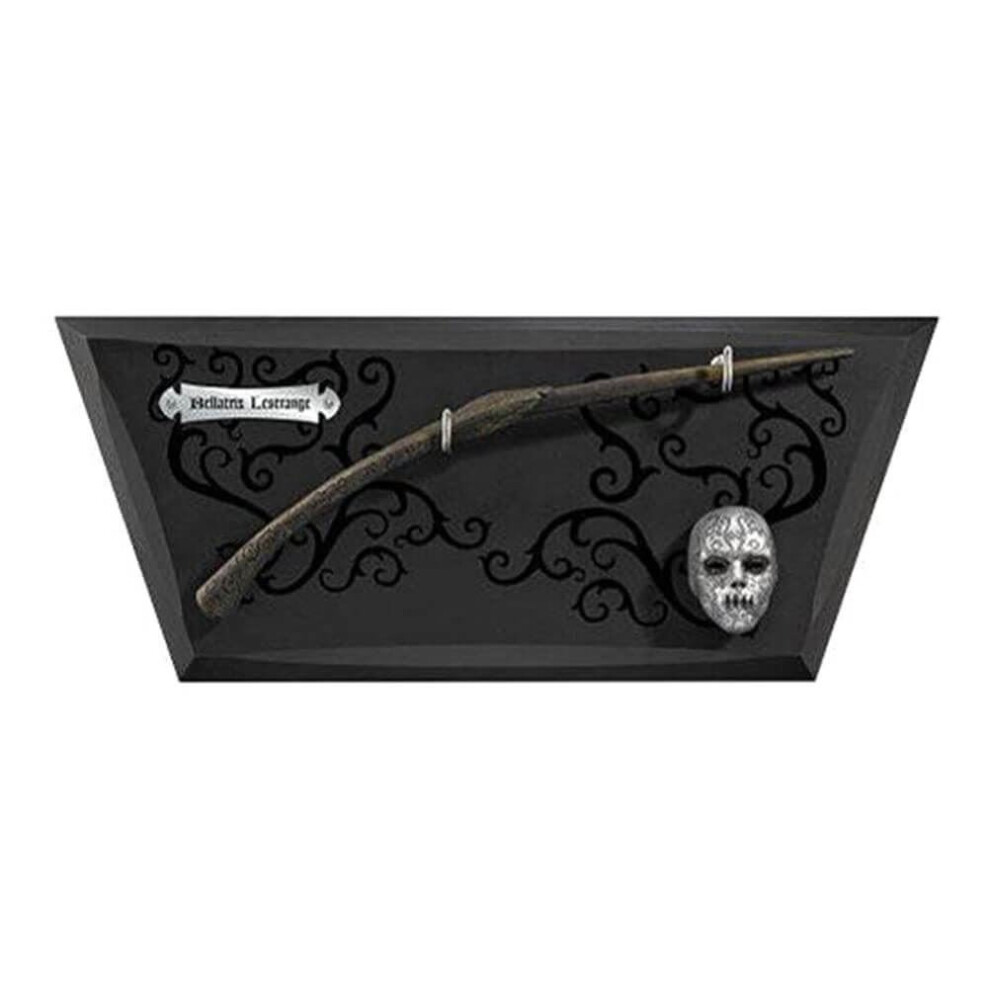 Harry Potter Bellatrix Wand With Wall Display And Mini Mask