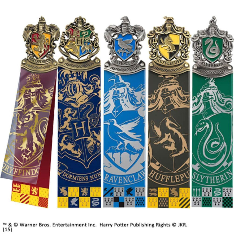 Harry Potter House Crest Bookmark Collection