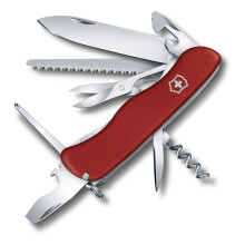 Couteau de Poche - Victorinox - Outrider - Rouge - 14 Fonctions - Mixte