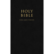 HOLY BIBLE: King James Version (KJV) Popular Gift & Award Black Leatherette Edition