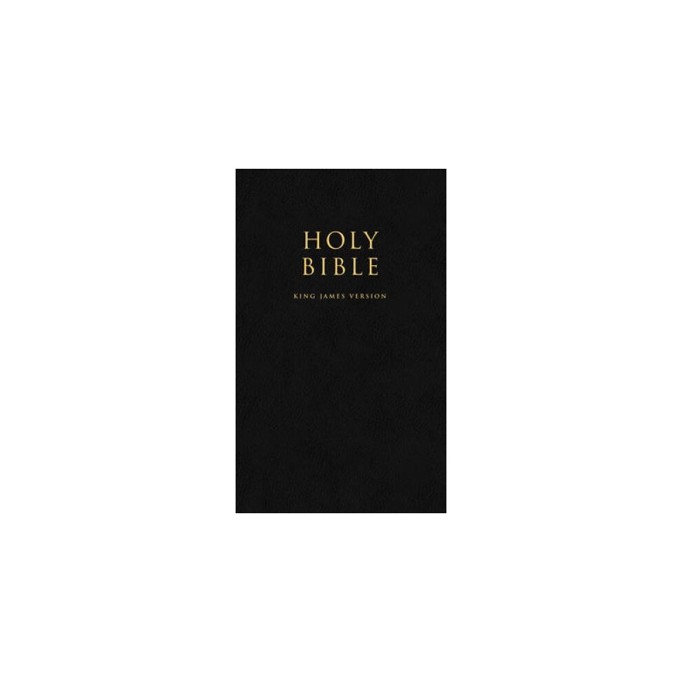 HOLY BIBLE: King James Version (KJV) Popular Gift & Award Black Leatherette Edition