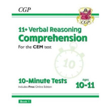 New 11+ CEM 10-Minute Tests: Comprehension - Ages 10-11 Book 1 (with Online Edition)