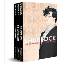 Sherlock Series 1 Manga Set - Includes A Study in Pink, The Blind Banker & The Great Game, with Art Cards