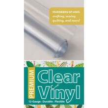 Premium Clear Vinyl Roll 16" x 11/2 Yard Roll