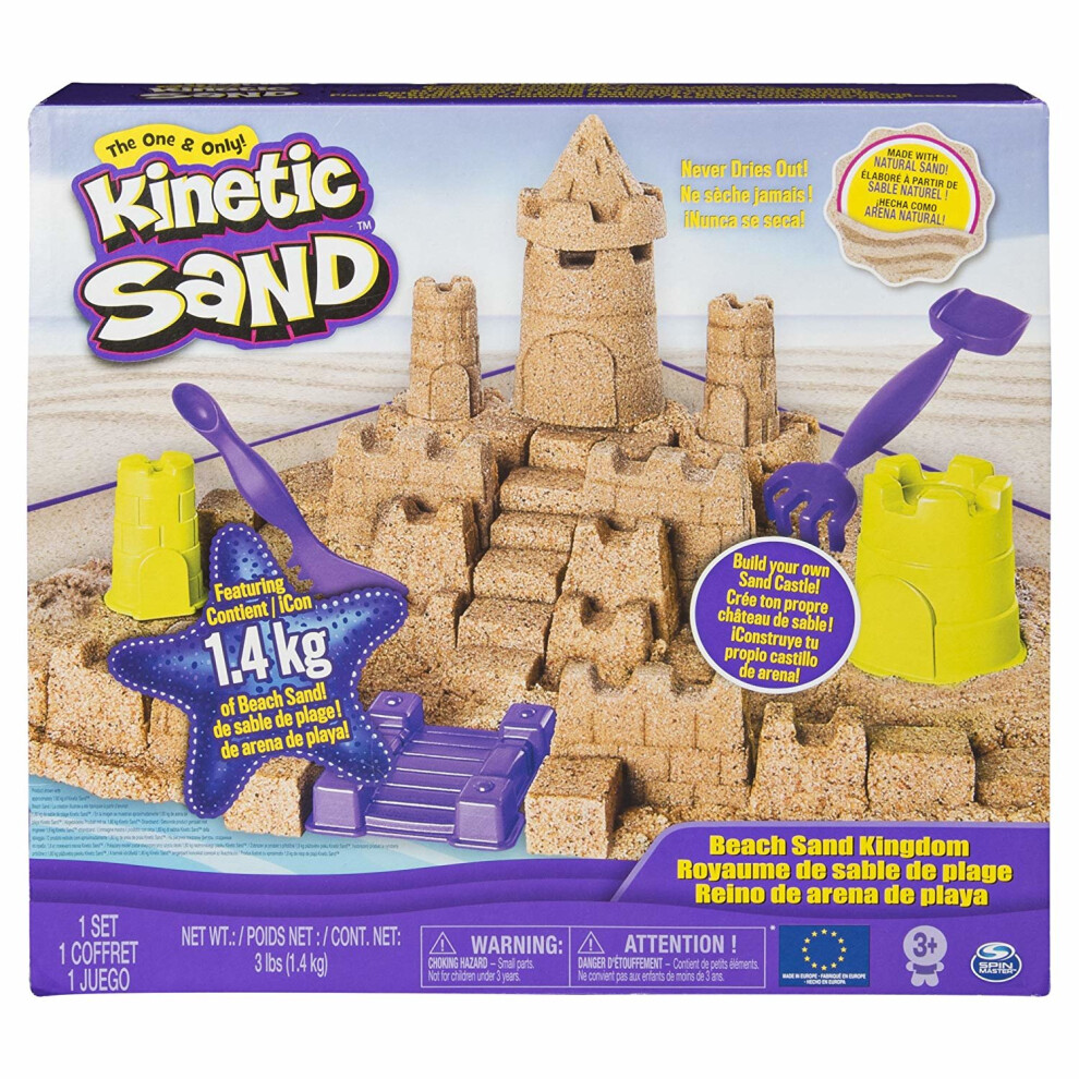 Kinetic Sand - Beach Sand Kingdom Playset