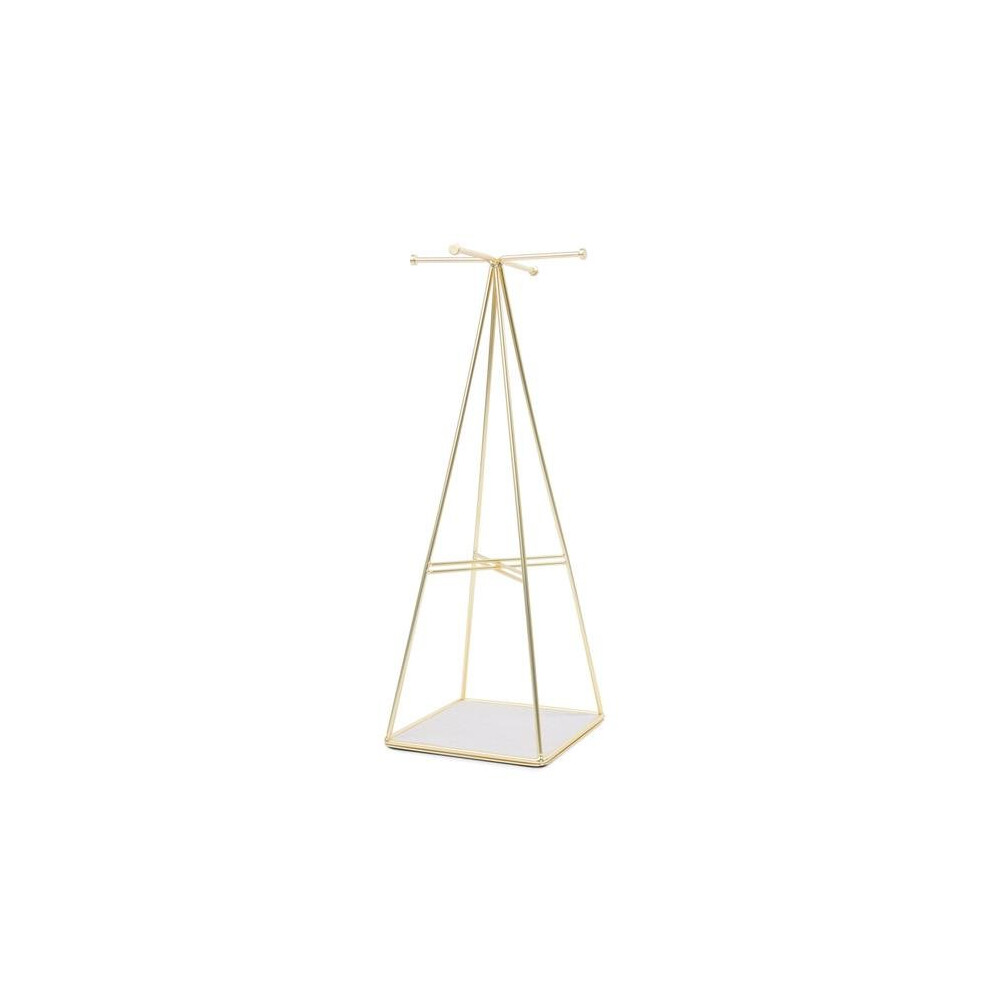 Umbra 299485-221 Prisma Jewelry Stand Organizer - Matte Brass