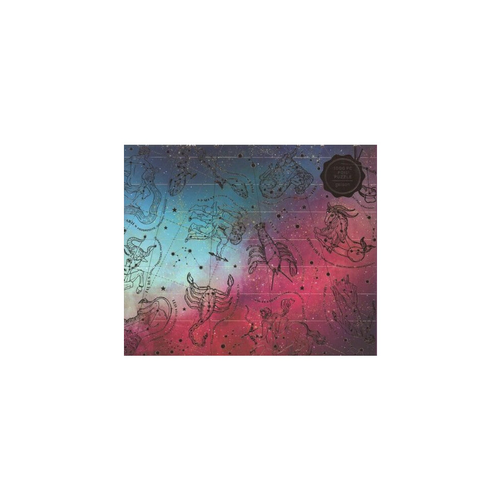 Gold Astrology 1000 Piece Foil Puzzle