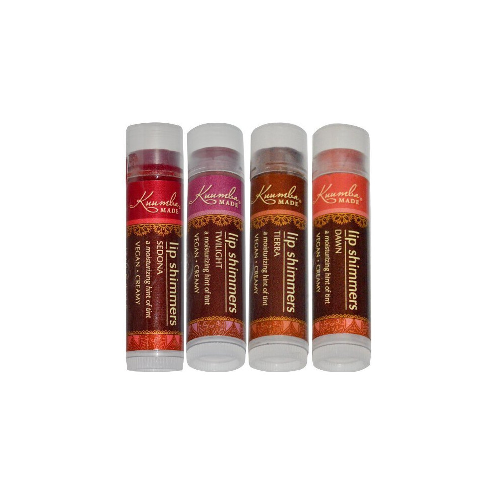 Kuumba Made Lip Shimmers 4 Pack