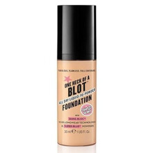 Soap And Glory One Heck Of A Blot All Day Liquid To Powder Foundation For Oily Skin Cool Sand 30Ml