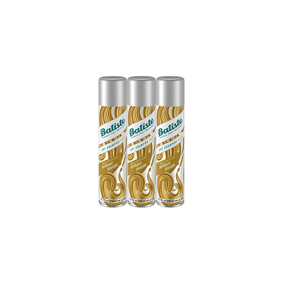 Batiste Dry Shampoo Brilliant Blonde 6 73 Fl Oz Pack of 3