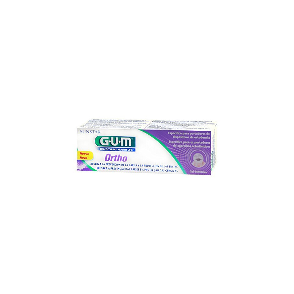 Butler G U M White Ortho Gel Toothpaste For Orthodontics 75 Ml