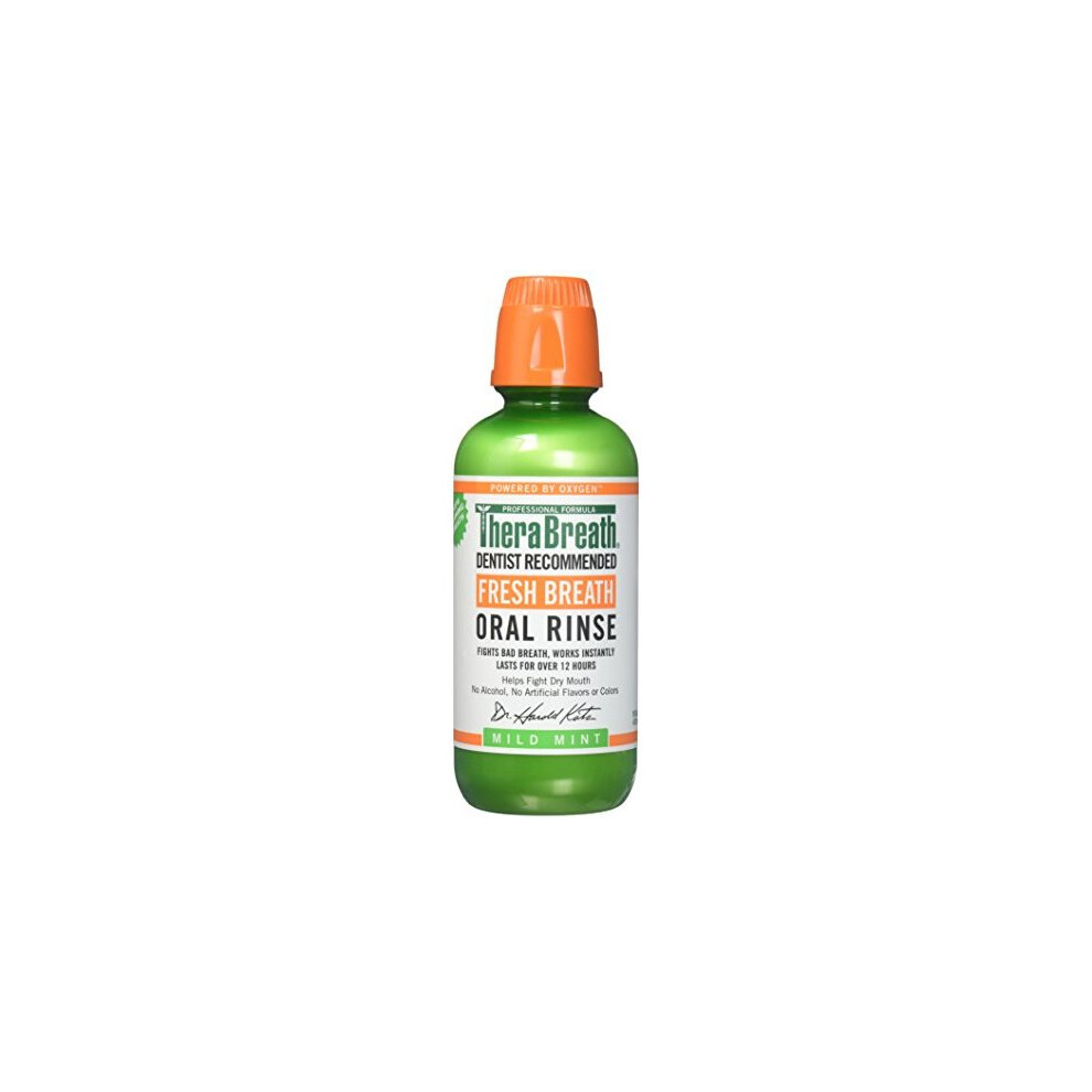 Therabreath Oral Rinse With Dosage Cap 16 Oz