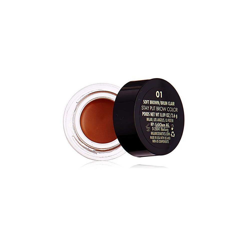 Milani Stay Put Brow Color Soft Brown 0 09 Ounce Packaging May Vary