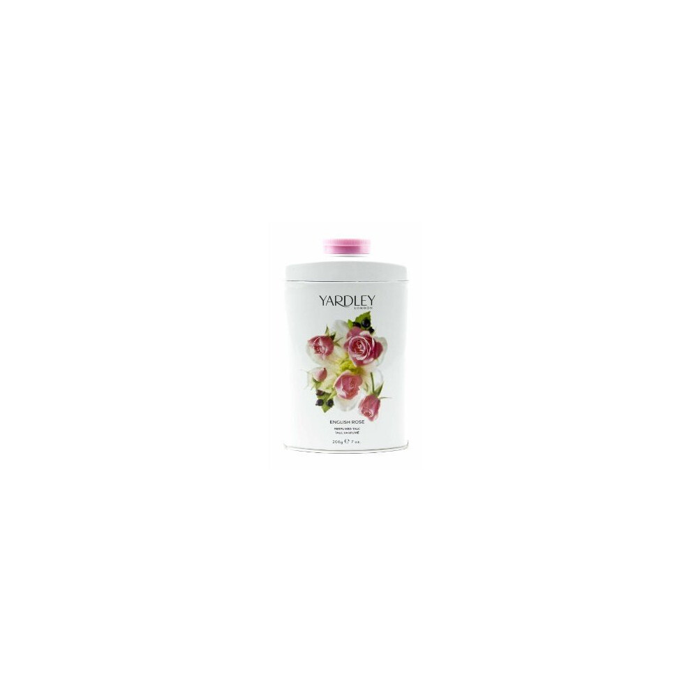 Yardley London Scented Talc Powder English Rose Scent 7 Oz 200 G