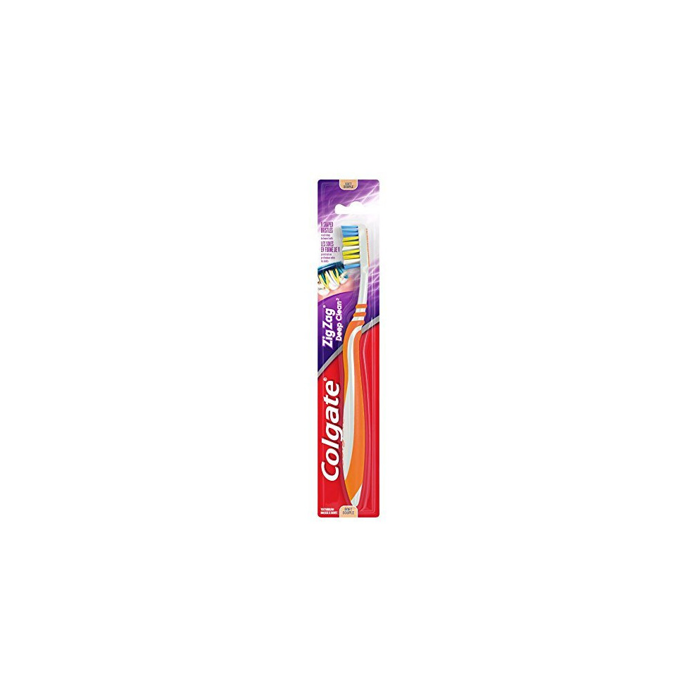 Colgate Zig Zag Deep Clean Toothbrush, Soft - 6 Pack