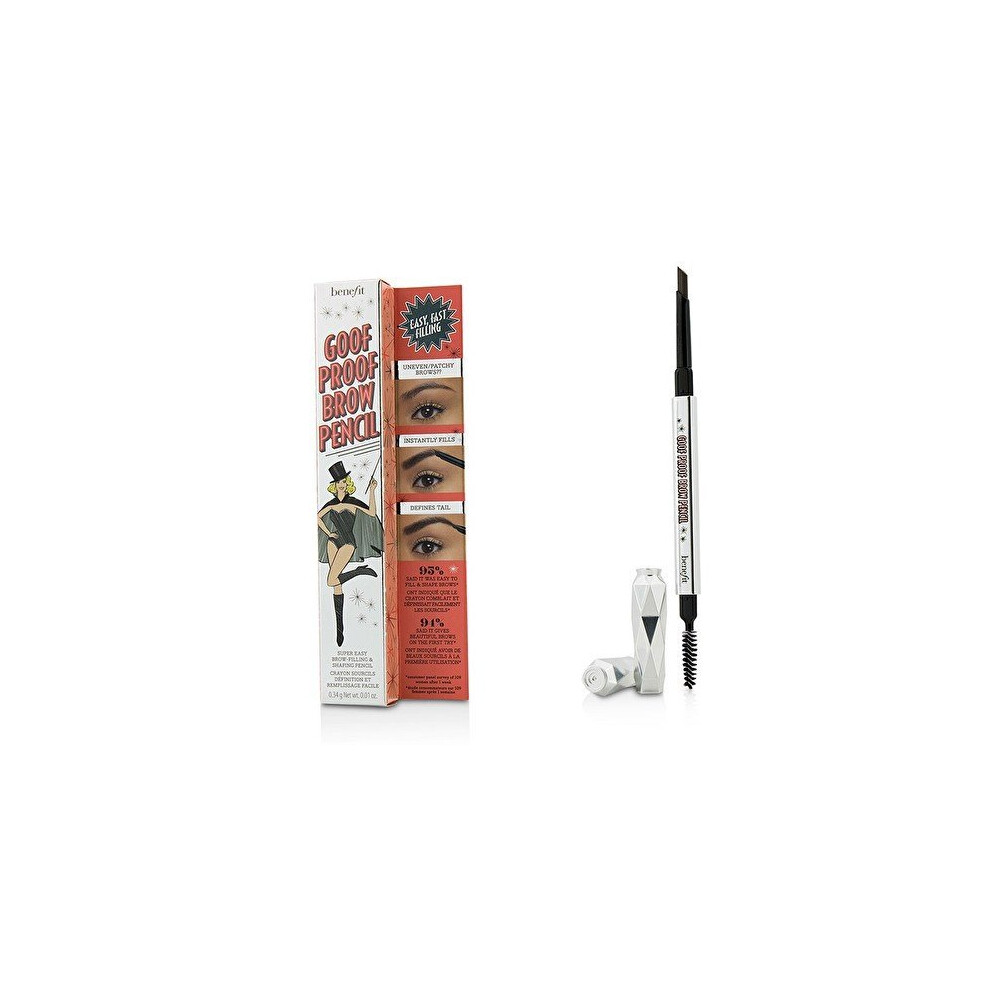 Benefit Goof Proof Brow Pencil Super Easy Eyebrow Shaping And Filling Tool Shade 4