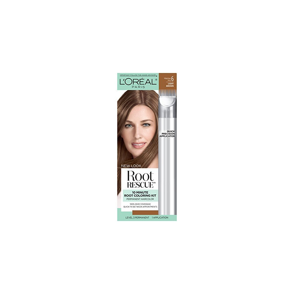 L Or Al Paris Root Rescue Hair Color 6 Light Brown