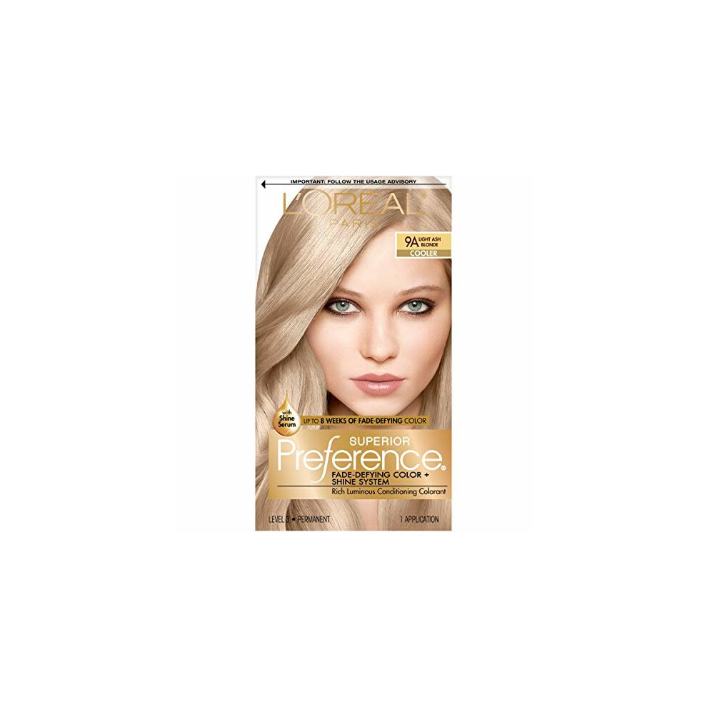 LOr al Paris Superior Preference Permanent Hair Color 9A Light Ash Blonde